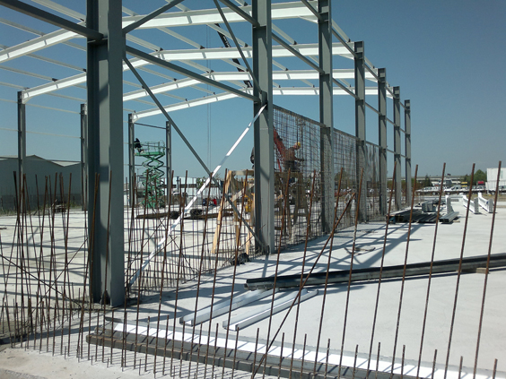 Construction of new warehouse at logistic terminal Bourgas Free Zone