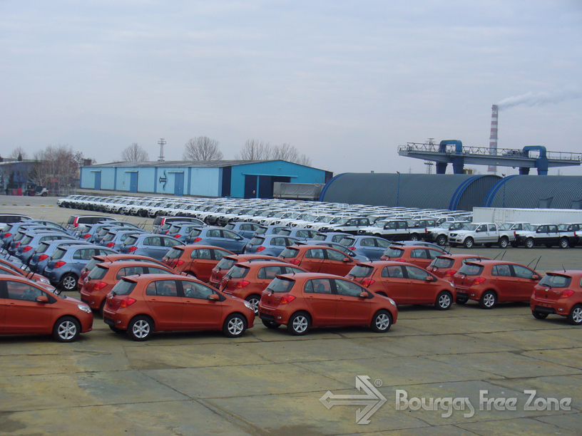 New delivery of Chinese automobiles in Bourgas Free Zone