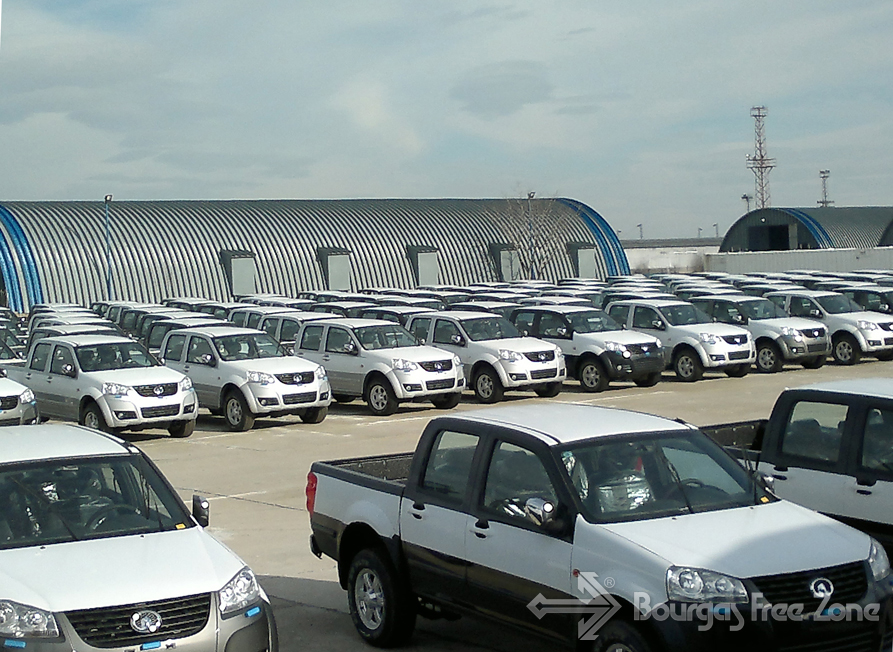 New delivery of Chinese automobiles in Bourgas Free Zone